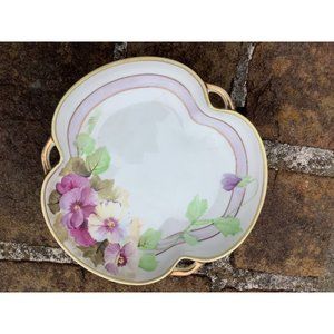 White Floral 3 Part Divided Serving Dish